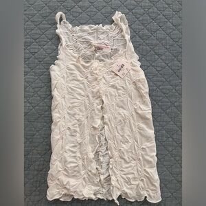 Anthropologie off white tank size S/M